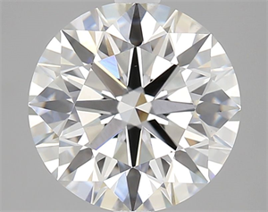 Picture of Lab Grown Diamond 2.93 Carats, Round with Ideal Cut, G Color, VS1 Clarity and Certified by IGI