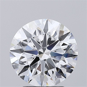 Picture of Lab Grown Diamond 3.40 Carats, Round with Excellent Cut, D Color, IF Clarity and Certified by IGI