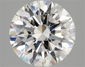 Picture of Lab Grown Diamond 3.08 Carats, Round with Ideal Cut, H Color, VS1 Clarity and Certified by IGI