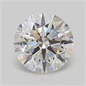 Lab Grown Diamond 1.06 Carats, Round with Ideal Cut, D Color, VS1 Clarity and Certified by IGI