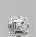 Natural Diamond 1.01 Carats, Asscher with  Cut, I Color, VS1 Clarity and Certified by GIA