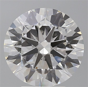 Picture of Lab Grown Diamond 4.50 Carats, Round with Ideal Cut, E Color, VVS2 Clarity and Certified by IGI