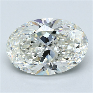 Foto Diamante Natural 4.50 quilates, Ovalado , Color J, claridad SI1 y certificado GIA de