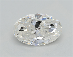 Foto Diamante Natural 1.00 quilates, Ovalado , Color H, claridad I1 y certificado GIA de