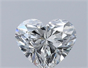 Natural Diamond 0.31 Carats, Heart with  Cut, H Color, VS1 Clarity and Certified by GIA