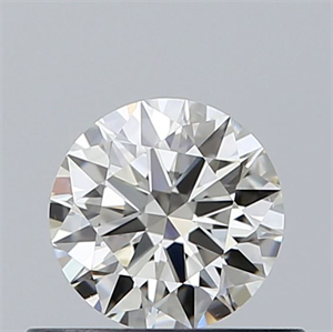 Picture of Natural Diamond 0.45 Carats, Round with Excellent Cut, J Color, VS2 Clarity and Certified by GIA