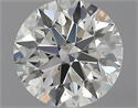 Natural Diamond 1.11 Carats, Round with Excellent Cut, I Color, SI1 Clarity and Certified by GIA