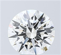 Lab Grown Diamond 6.05 Carats, Round with Ideal Cut, F Color, VVS2 Clarity and Certified by IGI