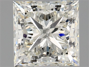 Picture of Natural Diamond 1.01 Carats, Princess with  Cut, J Color, SI2 Clarity and Certified by GIA