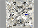 Natural Diamond 1.01 Carats, Princess with  Cut, J Color, SI2 Clarity and Certified by GIA