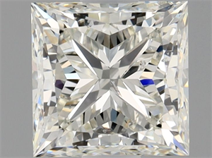 Picture of Natural Diamond 1.01 Carats, Princess with  Cut, J Color, SI2 Clarity and Certified by GIA