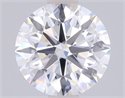 Lab Grown Diamond 1.31 Carats, Round with Ideal Cut, F Color, VS1 Clarity and Certified by IGI