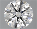 Lab Grown Diamond 1.10 Carats, Round with Excellent Cut, D Color, VS2 Clarity and Certified by GIA