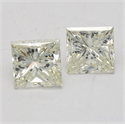 Diamante Natural 1.34 quilates, Princesa , Color N, claridad VS2 y certificado GIA
