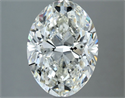 Diamante Natural 3.06 quilates, Ovalado , Color J, claridad SI2 y certificado GIA