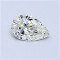 Diamante Natural 0.51 quilates, De pera , Color I, claridad SI1 y certificado GIA