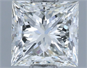Diamante Natural 1.57 quilates, Princesa , Color H, claridad VS1 y certificado IGI
