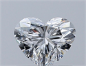 Natural Diamond 0.55 Carats, Heart with  Cut, E Color, VS2 Clarity and Certified by GIA