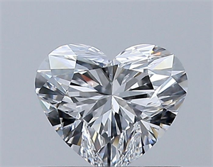 Picture of Natural Diamond 0.55 Carats, Heart with  Cut, E Color, VS2 Clarity and Certified by GIA
