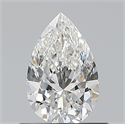Diamante Natural 0.60 quilates, De pera , Color F, claridad VS2 y certificado GIA