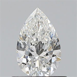 Foto Diamante Natural 0.60 quilates, De pera , Color F, claridad VS2 y certificado GIA de