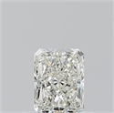 Natural Diamond 0.52 Carats, Radiant with  Cut, J Color, VVS2 Clarity and Certified by GIA