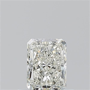 Picture of Natural Diamond 0.52 Carats, Radiant with  Cut, J Color, VVS2 Clarity and Certified by GIA