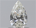 Natural Diamond 0.50 Carats, Pear with  Cut, H Color, VS1 Clarity and Certified by GIA