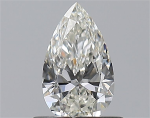 Picture of Natural Diamond 0.50 Carats, Pear with  Cut, H Color, VS1 Clarity and Certified by GIA