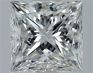 Foto Diamante Natural 1.51 quilates, Princesa , Color G, claridad VVS2 y certificado GIA de