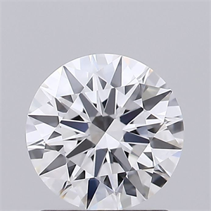 Picture of Lab Grown Diamond 1.11 Carats, Round with Ideal Cut, D Color, VVS2 Clarity and Certified by IGI