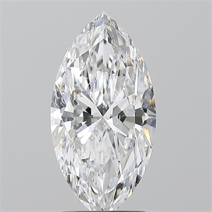 Picture of Natural Diamond 2.02 Carats, Marquise with  Cut, D Color, SI2 Clarity and Certified by GIA