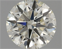 Natural Diamond 0.81 Carats, Round with Excellent Cut, L Color, VVS1 Clarity and Certified by IGI
