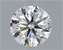 Diamante Natural 0.50 quilates, Redondo , Color I, claridad VVS2 y certificado GIA