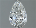 Diamante Natural 0.70 quilates, De pera , Color G, claridad VVS2 y certificado GIA