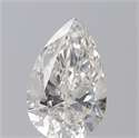 Natural Diamond 0.80 Carats, Pear with  Cut, G Color, SI1 Clarity and Certified by GIA