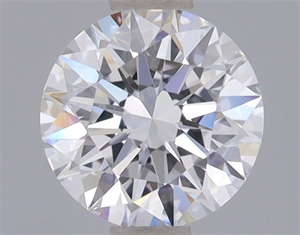 Picture of Lab Grown Diamond 1.00 Carats, Round with Ideal Cut, D Color, VS1 Clarity and Certified by IGI