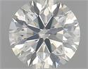 Natural Diamond 0.70 Carats, Round with Excellent Cut, K Color, I1 Clarity and Certified by GIA