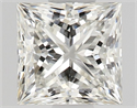 Natural Diamond 0.60 Carats, Princess with  Cut, I Color, VVS1 Clarity and Certified by GIA