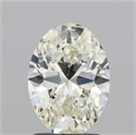 Diamante Natural 1.61 quilates, Ovalado , Color L, claridad VS2 y certificado GIA