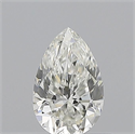 Natural Diamond 0.56 Carats, Pear with  Cut, I Color, VS2 Clarity and Certified by GIA