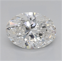 Natural Diamond 3.01 Carats, Oval with  Cut, G Color, SI1 Clarity and Certified by GIA