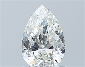 Picture of Natural Diamond 0.70 Carats, Pear with  Cut, I Color, VS1 Clarity and Certified by GIA