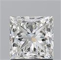 Natural Diamond 1.50 Carats, Princess with  Cut, J Color, VS1 Clarity and Certified by GIA