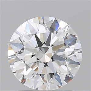 Picture of Natural Diamond 1.80 Carats, Round with Excellent Cut, E Color, VVS1 Clarity and Certified by GIA