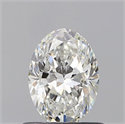 Diamante Natural 0.60 quilates, Ovalado , Color G, claridad VVS2 y certificado GIA