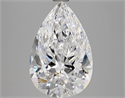 Diamante Natural 3.00 quilates, De pera , Color D, claridad IF y certificado GIA