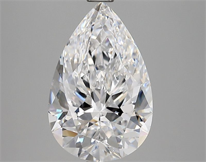 Foto Diamante Natural 3.00 quilates, De pera , Color D, claridad IF y certificado GIA de