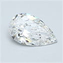 Natural Diamond 1.18 Carats, Pear with  Cut, E Color, VVS1 Clarity and Certified by GIA