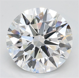 Picture of Lab Grown Diamond 3.15 Carats, Round with Ideal Cut, D Color, VVS1 Clarity and Certified by IGI
